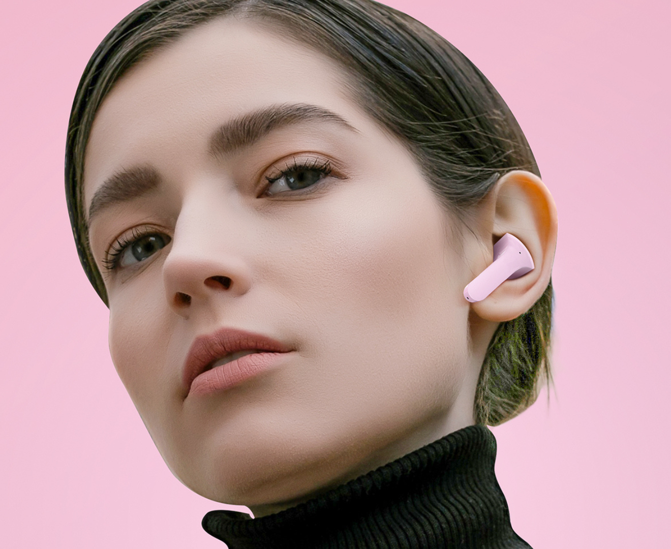 ACEFAST TWS Wireless Earphones with Charging Case - Lotus Pink