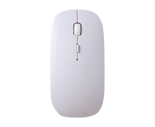 Dual Mode Bluetooth + 2.4GHz Wireless Mouse Standalone for Tablets, Smartphones, PCs, White