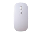 Dual Mode Bluetooth + 2.4GHz Wireless Mouse Standalone for Tablets, Smartphones, PCs, White